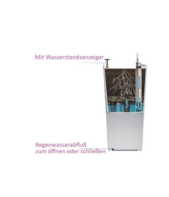 Dehner Kunststoff-Topf Elise, Konisch, Glänzend, Inkl. Bewässerungssystem -Gartenserien Verkaufsgeschäft 1802214 WE FS 001 KunststofftopfEliseWasserstandsanzeiger