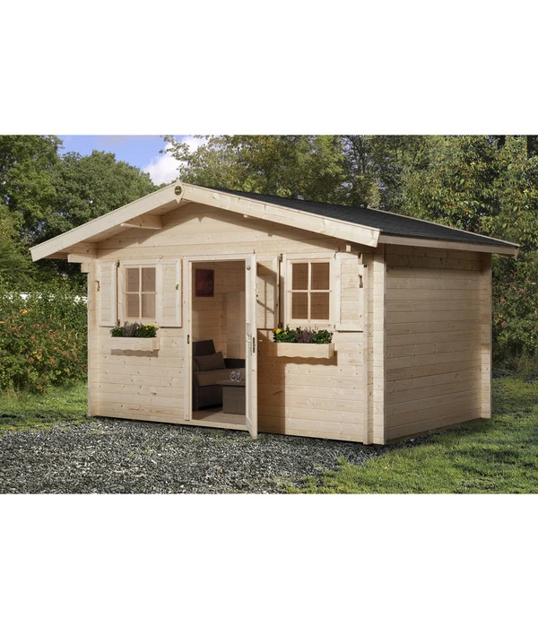 Weka Gartenhaus 135 Gr. 2, Ca. B460/H265/T454 Cm 3 Weka Gartenhaus 135 Gr. 2, Ca. B460/H265/T454 Cm