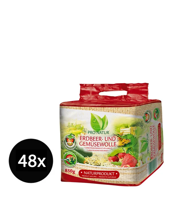 Ziegler Pro Natur® Erdbeer- & Gemüsewolle, 48 X 850 Gramm 3 Ziegler Pro Natur® Erdbeer- & Gemüsewolle, 48 X 850 Gramm