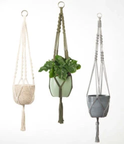 Dehner Makramee-Ampel 11 Dehner Makramee-Ampel -Gartenserien Verkaufsgeschäft 2061968 4409132 WE MO 002 AmpelMakramee