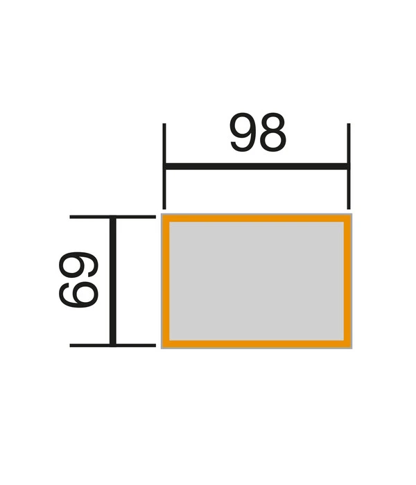 Weka Element-Hochbeet 669, Ca. B100/H69/T71 Cm 5 Weka Element-Hochbeet 669, Ca. B100/H69/T71 Cm – Bild 3
