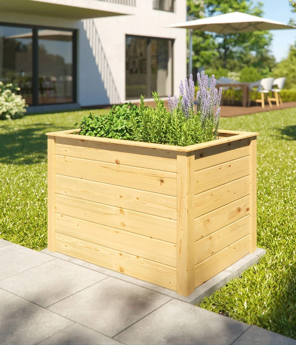 Weka Element-Hochbeet 669, Ca. B100/H69/T71 Cm 4 Weka Element-Hochbeet 669, Ca. B100/H69/T71 Cm – Bild 2