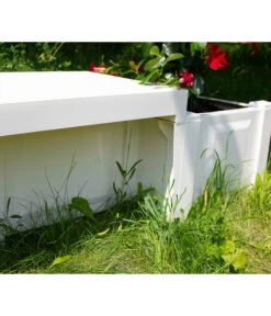 KHW Kunststoff-Gartenbank Berlin -Gartenserien Verkaufsgeschäft 2547339 WE DE 003 BankBerlinweiss