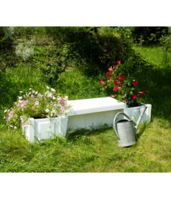 KHW Kunststoff-Gartenbank Berlin -Gartenserien Verkaufsgeschäft 2547339 WE MO 002 BankBerlinweiss