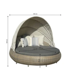Dehner Sunlounger Florida, Ca. B160/H70/T220 Cm -Gartenserien Verkaufsgeschäft 2766806 WE BG 001 SunloungerFlorida