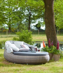 Dehner Sunlounger Florida, Ca. B160/H70/T220 Cm -Gartenserien Verkaufsgeschäft 2766806 WE MO 003 DehnerSunloungerFloridaNeu