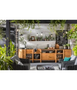 Dehner Schrank Southampton, 100 X 50 X 90 Cm -Gartenserien Verkaufsgeschäft 2806644 WE MO 002 Outdoorkuechesouthampton