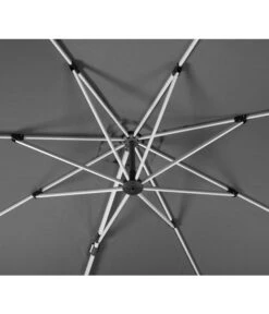 Schneider Premium Ampelschirm Monaco, Granitgrau, Quadratisch, Ca. B300/T300 Cm -Gartenserien Verkaufsgeschäft 2887982 WE DE 004 SchirmMOnaco300x300