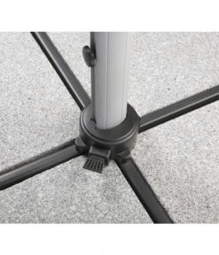 Schneider Premium Ampelschirm Monaco, Granitgrau, Quadratisch, Ca. B300/T300 Cm -Gartenserien Verkaufsgeschäft 2887982 WE DE 007 SchirmMOnaco300x300