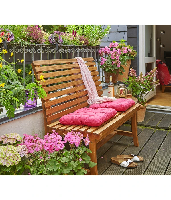 Dehner Akazienbank Paisley, 2-Sitzer 4 Dehner Akazienbank Paisley, 2-Sitzer - Image 2