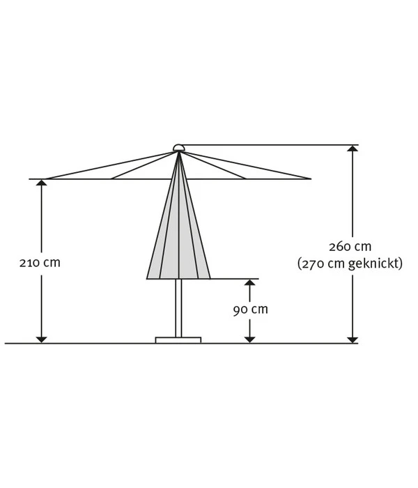 Schneider Sonnenschirm Harlem, Rund, Ca. Ø270 Cm 10 Schneider Sonnenschirm Harlem, Rund, Ca. Ø270 Cm - Image 8