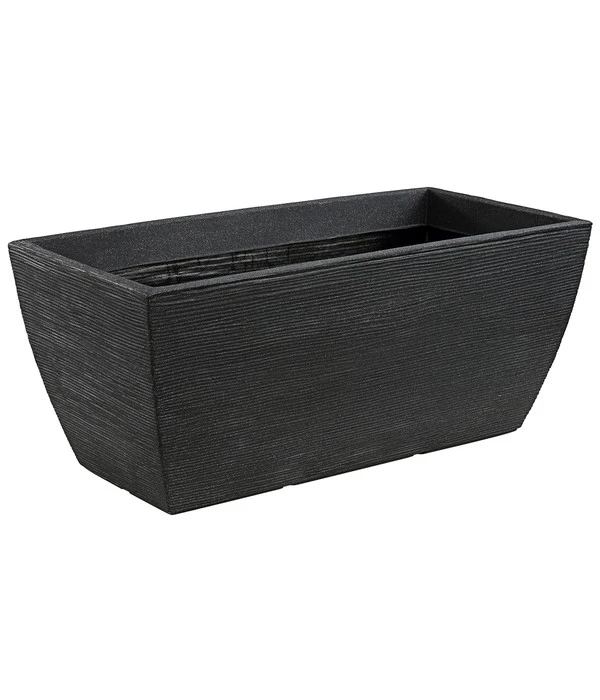 Kunststoff-Pflanzkasten Rille, Ca. B80/H34/T40 Cm, Anthrazit 3 Kunststoff-Pflanzkasten Rille, Ca. B80/H34/T40 Cm, Anthrazit