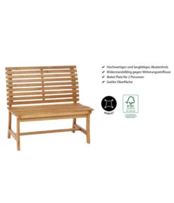 Dehner Akazienbank Paisley, 2-Sitzer 10 Dehner Akazienbank Paisley, 2-Sitzer -Gartenserien Verkaufsgeschäft 4069167 WE IG 001 AkazienbankPaisley