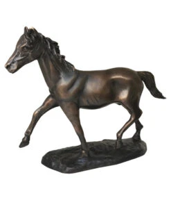 Rottenecker Bronze-Pferd Mit Sockel, 23 X 7 X 19 Cm