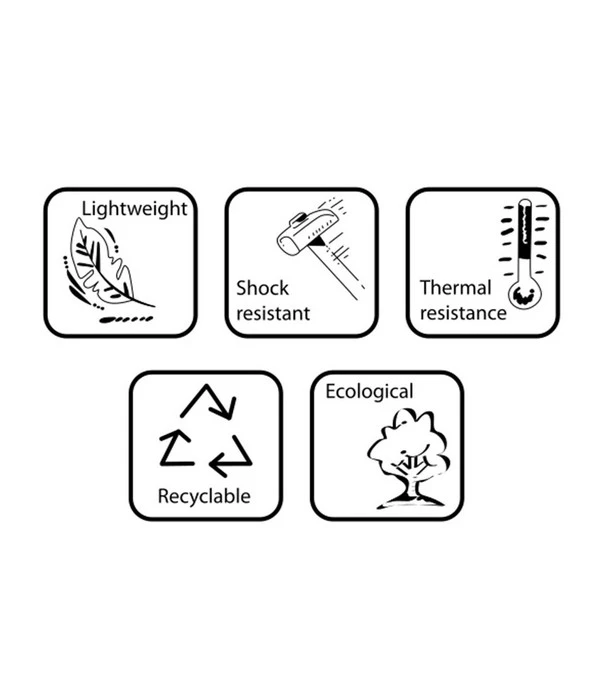 Farmet Kunststoff-Topf-Set Pegasus, Konisch, Grau, 2-teilig 5 Farmet Kunststoff-Topf-Set Pegasus, Konisch, Grau, 2-teilig - Image 3
