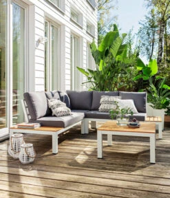 Dehner Aluminium-Lounge Malibu, 2-teilig 12 Dehner Aluminium-Lounge Malibu, 2-teilig -Gartenserien Verkaufsgeschäft 4209870 WE MO 001 LoungeMalibuNEU