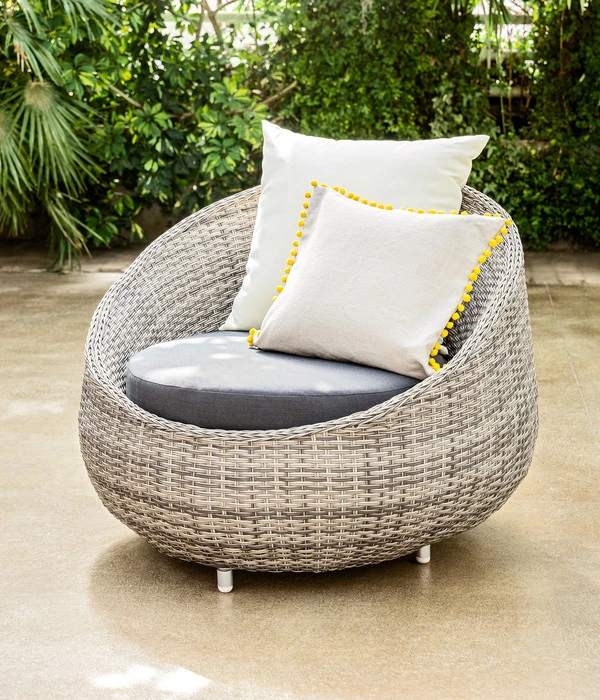 Dehner Geflechtlounge Avani, 4-teilig 5 Dehner Geflechtlounge Avani, 4-teilig - Image 3