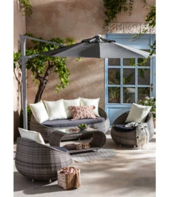 Dehner Geflechtlounge Avani, 4-teilig 15 Dehner Geflechtlounge Avani, 4-teilig -Gartenserien Verkaufsgeschäft 4209987 WE MO 005 LoungeAvani