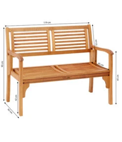 Dehner Klappbank Douglas, 2-Sitzer -Gartenserien Verkaufsgeschäft 4216784 WE BG 001 KlappbankDouglas