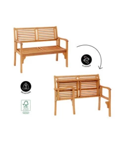 Dehner Klappbank Douglas, 2-Sitzer -Gartenserien Verkaufsgeschäft 4216784 WE IG FS 001 DehnerKlappbankDouglas2Sitzer