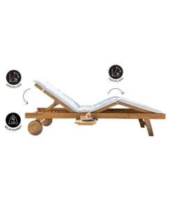 Dehner Rollliege Ravenna, Ca. B70/H89/T200 Cm 20 Dehner Rollliege Ravenna, Ca. B70/H89/T200 Cm -Gartenserien Verkaufsgeschäft 4407086 WE FS 003 RollliegeRavenna