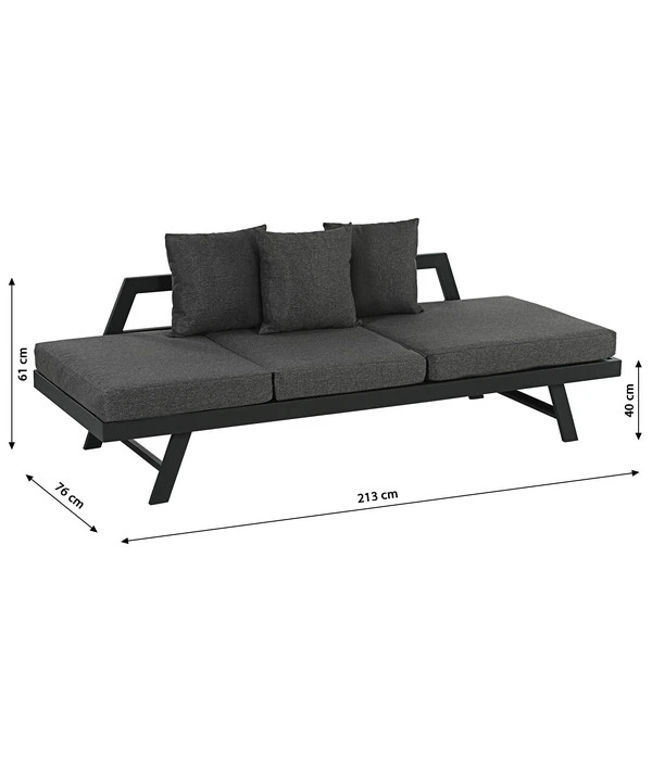 Dehner Funktionsliege Seattle 8 Dehner Funktionsliege Seattle - Image 6