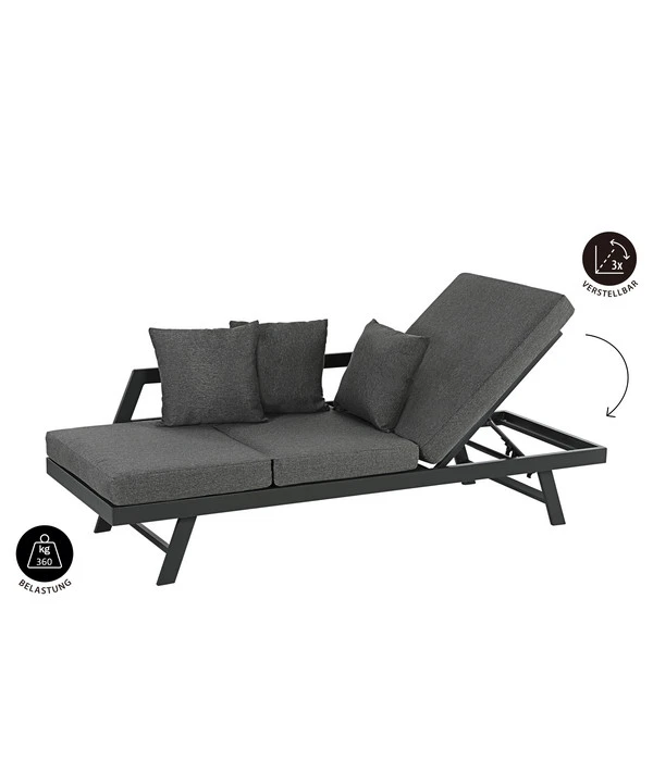 Dehner Funktionsliege Seattle 7 Dehner Funktionsliege Seattle - Image 5