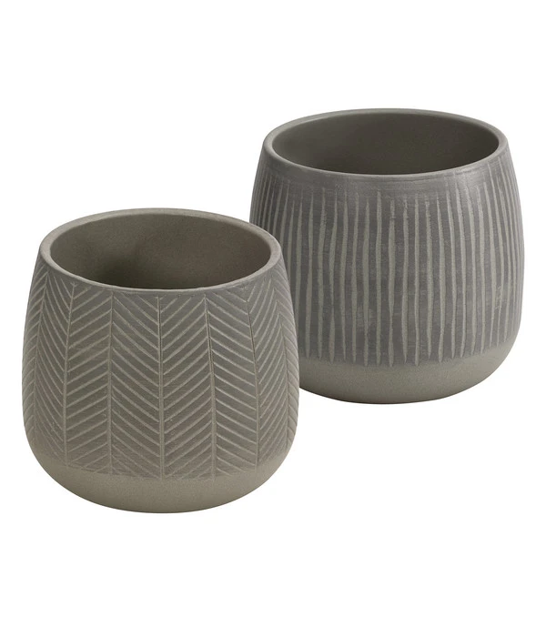 Dehner Übertopf-Set Pink Beauties, 2-teilig 3 Dehner Übertopf-Set Pink Beauties, 2-teilig