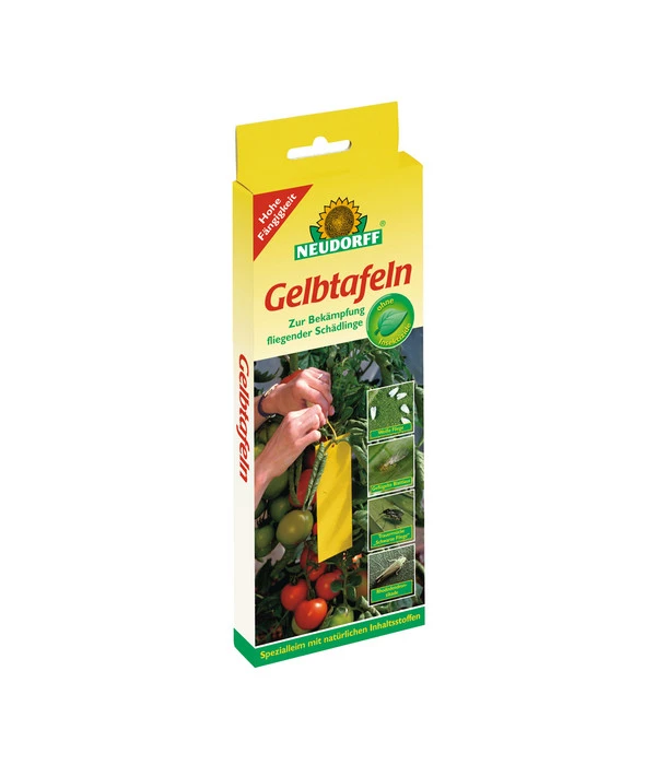 Neudorff Gelbtafeln, Ca. B7,5/T20 Cm, 7er-Set 3 Neudorff Gelbtafeln, Ca. B7,5/T20 Cm, 7er-Set