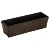 Dehner Polyrattan-Kasten Alicante, Rechteckig, Braun 2 Dehner Polyrattan-Kasten Alicante, Rechteckig, Braun -Gartenserien Verkaufsgeschäft 5127170 5127121 WE FS 001 DehnerPolyrattanKastenrechteckigbraun