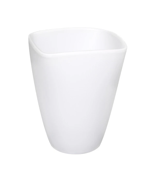 Dehner Keramik-Übertopf Quadro, Konisch, Weiß, Ca. Ø20 Cm 3 Dehner Keramik-Übertopf Quadro, Konisch, Weiß, Ca. Ø20 Cm
