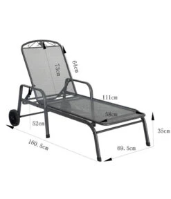 MWH Gartenliege Savoy, Ca. B81/H52/T187 Cm -Gartenserien Verkaufsgeschäft 5312897 WE BG 001 MWHLiegeSavoy
