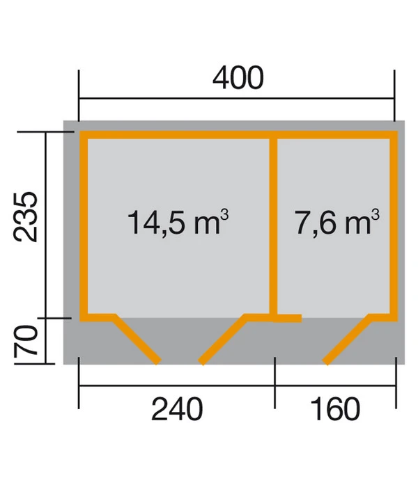 Weka Gartenhaus 261 4 Weka Gartenhaus 261 - Image 2