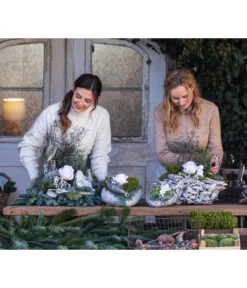 Grabgesteck Stille, Herzförmig, Ca. B20/H15/T20 Cm -Gartenserien Verkaufsgeschäft 6462949 WE MO 002 SerieStillePremiumAllerheiligen2023