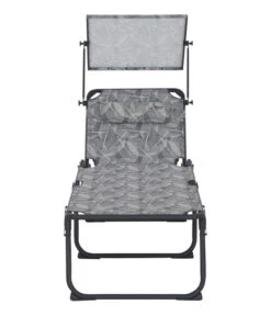 Siena Garden Campingliege Natura, Grau, Ca. B69/H43/T200 Cm -Gartenserien Verkaufsgeschäft 6602981 WE FS 004 CampingliegeNatura