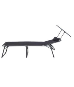 Siena Garden Campingliege Premium, Anthrazit, Ca. B69/H43/T200 Cm -Gartenserien Verkaufsgeschäft 6603047 WE FS 004 SienaGardenCampingliegePremiumAnthrazit