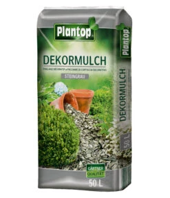Ziegler Plantop Dekormulch Steingrau, 39 X 50 Liter -Gartenserien Verkaufsgeschäft 6607253 WE FS 001 ZieglerDekormulchSteingrau50l
