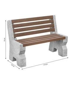 Dehner Granit-Gartenbank, 2-Sitzer, Ca. B114/H75/T52 Cm 7 Dehner Granit-Gartenbank, 2-Sitzer, Ca. B114/H75/T52 Cm -Gartenserien Verkaufsgeschäft 6692065 WE BG 001 GRANITBANKWPCRUECKENL