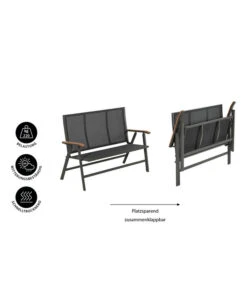 Dehner Klappbank Colmar, 2-Sitzer -Gartenserien Verkaufsgeschäft 6701692 WE IG 001 DehnerKlappbankColmar2Sitzer