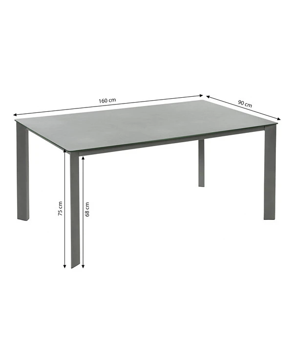 Dehner Gartentisch Nancy, Ca. B160/H75/T90 Cm 10 Dehner Gartentisch Nancy, Ca. B160/H75/T90 Cm - Image 8