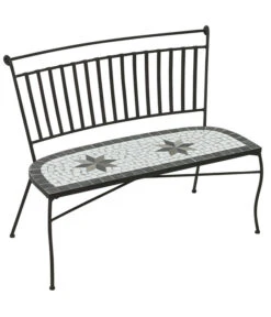 Dehner Mosaikbank Diana, 2-Sitzer