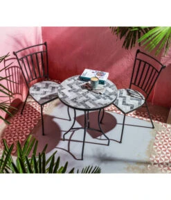 Dehner Mosaikstuhl Letizia -Gartenserien Verkaufsgeschäft 6702203 WE MO 001 DehnerMosaikStuhlLetiziaNeu