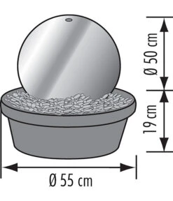 Seliger Edelstahl-Gartenbrunnen Pacific -Gartenserien Verkaufsgeschäft 6702583 WE DE 001 SeligerEdelstahlGartenbrunnenPacific