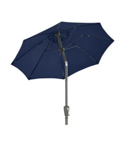 Dehner Sonnenschirm Vido, Rund, Ca. Ø150 Cm -Gartenserien Verkaufsgeschäft 6702997 WE FS 003 SchirmVidoDunkelgrauNeu