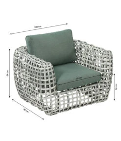 Dehner Flechtlounge Bali, 4-teilig -Gartenserien Verkaufsgeschäft 6705305 6705321 WE BG 001 LoungeBaliSesselFinal