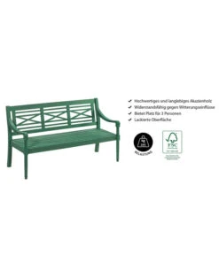 Dehner Gartenbank Emma, 3-Sitzer 11 Dehner Gartenbank Emma, 3-Sitzer -Gartenserien Verkaufsgeschäft 6708473 WE IG 001 BankEmma3er