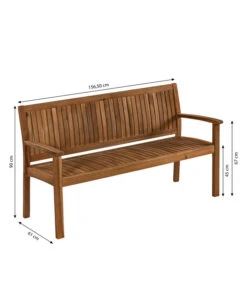 Dehner Gartenbank Valetta -Gartenserien Verkaufsgeschäft 6708614 WE BG 001 BankValetta3er