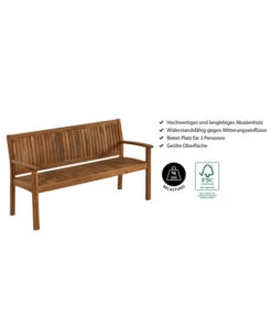 Dehner Gartenbank Valetta -Gartenserien Verkaufsgeschäft 6708614 WE IG 001 BankValetta3er