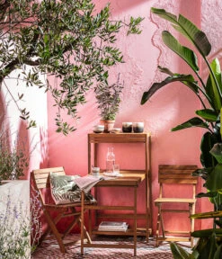 Dehner Balkonset Neapel, 3-teilig -Gartenserien Verkaufsgeschäft 6712368 WE MO 001 DehnerBalkonsetNeapelNaturNEU