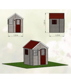 Wendi Toys Spielhaus Gecko -Gartenserien Verkaufsgeschäft 6759104 WE MO 007 WendiSpielhausGecko